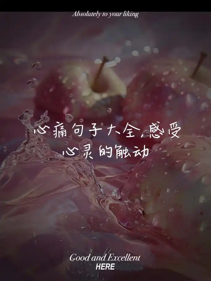 心痛句子大全,感受心灵的触动