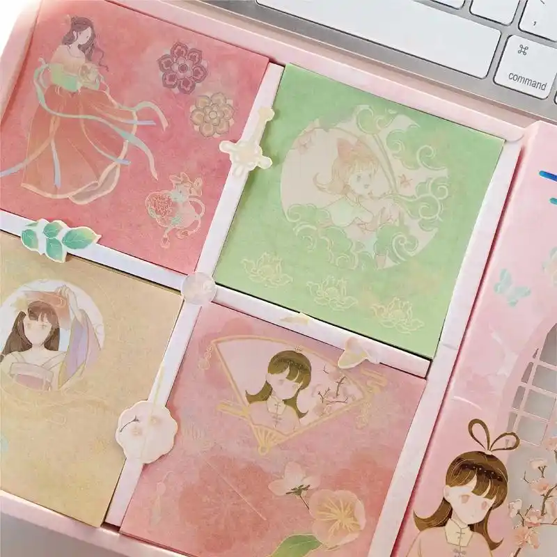 这100张手帐咕卡贴纸真的太可爱啦!古风素材,小图案,国潮元 - 抖音