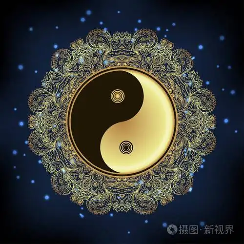 圆的装饰图案.矢量