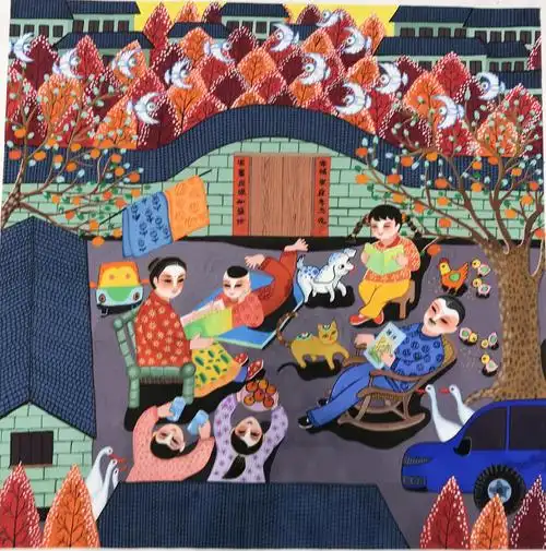 射阳县第29届农民画大赛获奖作品欣赏