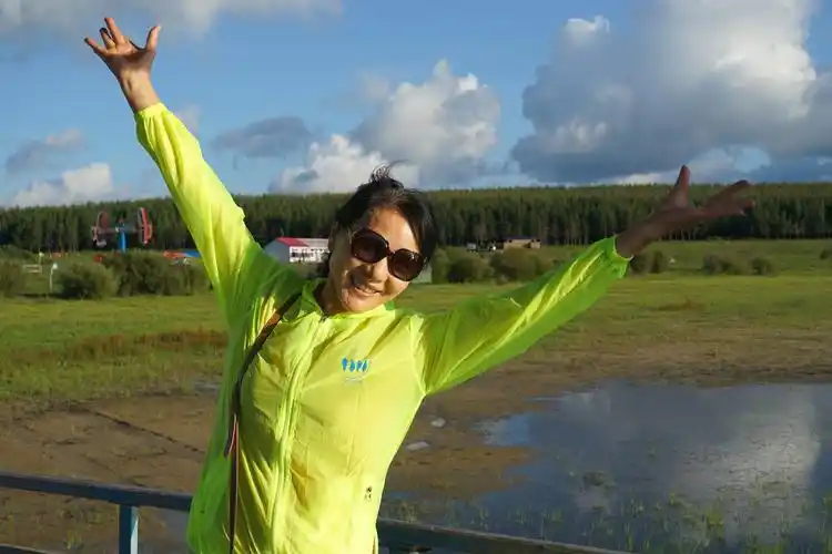 中国大妈的标准动作