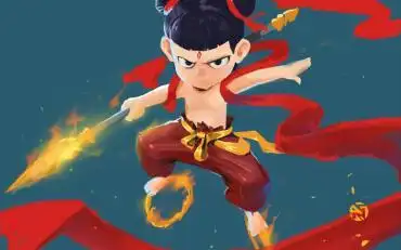 《哪吒之魔童降世》风火轮 混天绫