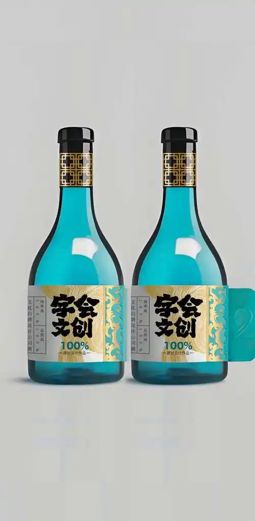 典雅新中式白酒包装设计北京大字会创意设计