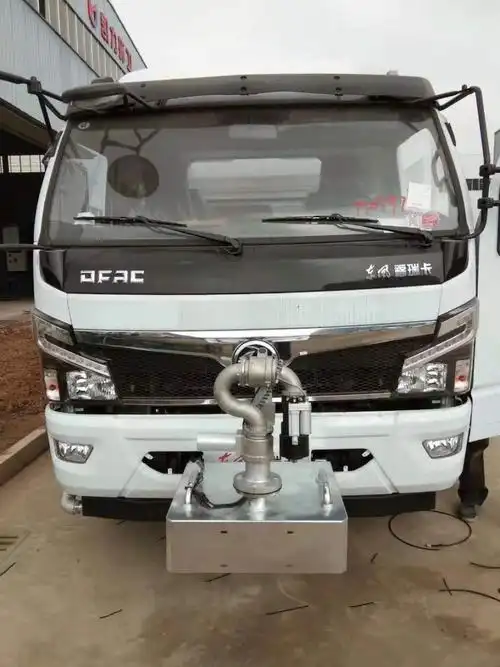 洒水车电动水炮不锈钢电子自动高压水枪洒水前置电动高炮水炮配件