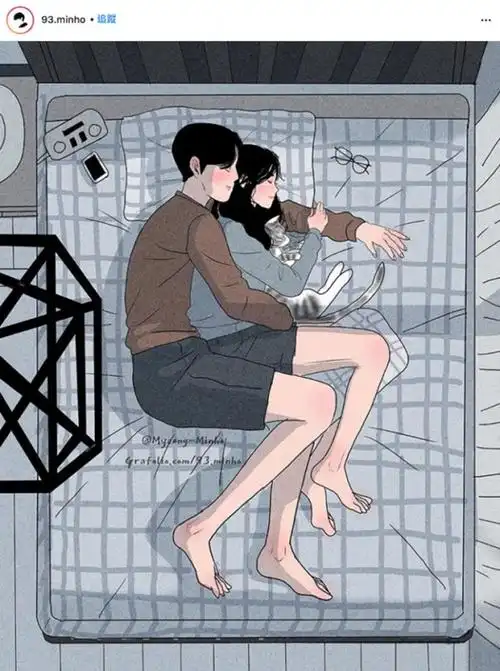 1.任何时候都想抱着你入睡