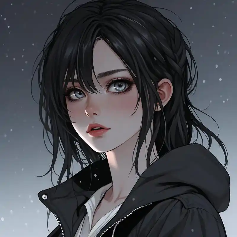 动漫头像女09黑暗系冷酷感拉满94