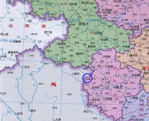 中越边境友好乡镇良性发展:越南下琅县太德社,中国龙州县武德乡