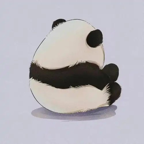 可爱的大熊猫头像