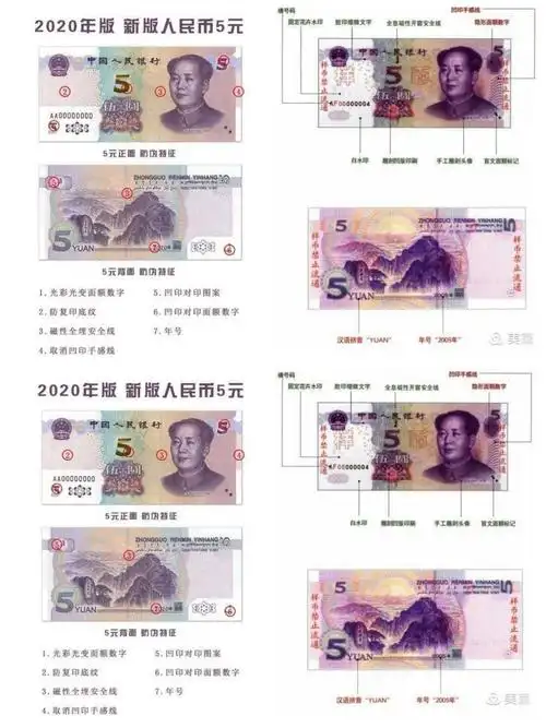 新版5元纸币正式运用的终极防伪理念:无法仿造,无法复制,动态