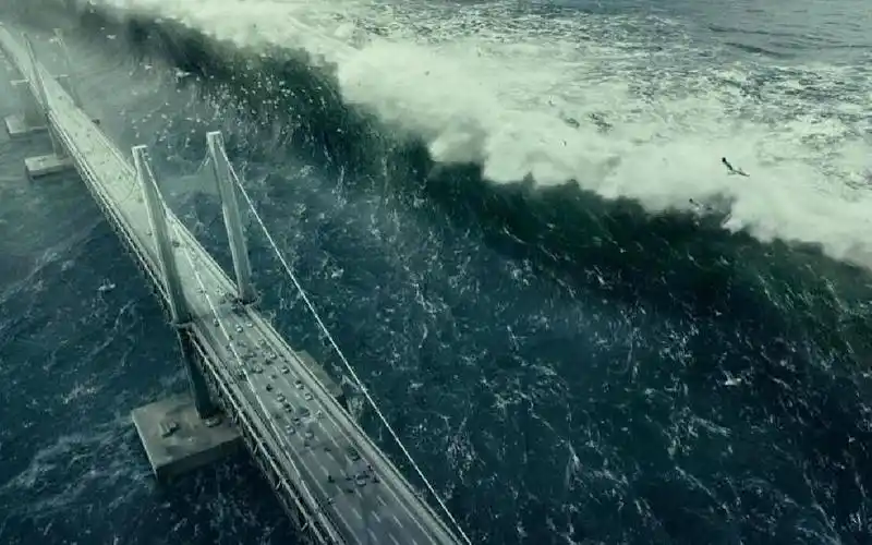 灾难片:海啸发生得太突然,瞬间吞没城市,可怕的灾难才刚刚开始