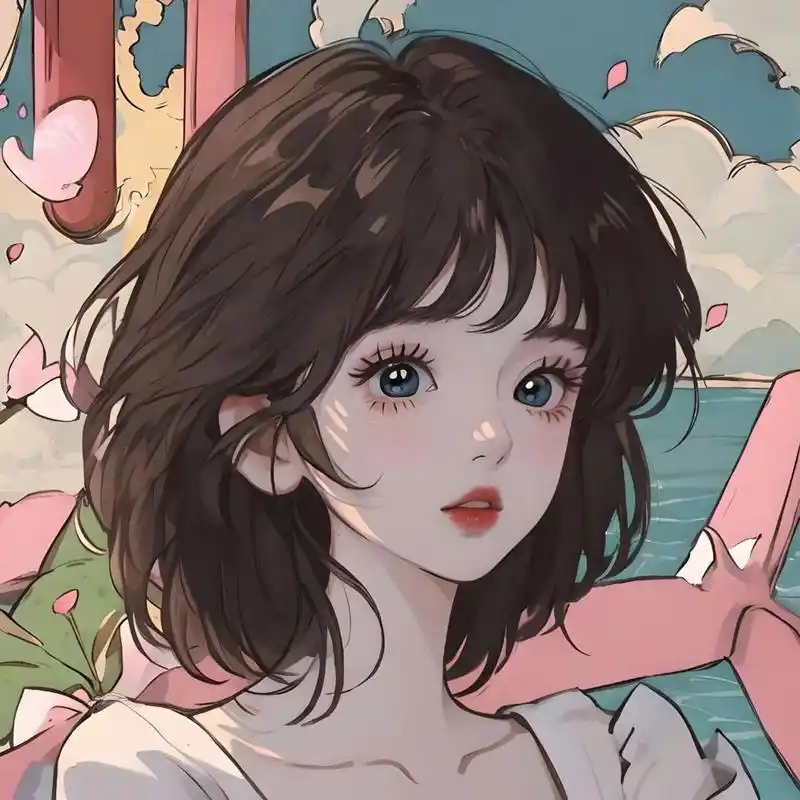 旧漫女头丨短发系甜妹 上回有宝子问有没有短发系甜妹头像,这不就来了