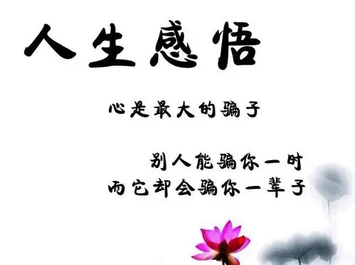 感悟人生很现实的句子
