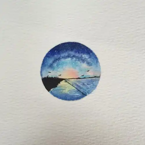 水彩星空 迷你星空