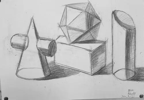 9月12号青阳分校区素描作品赏析