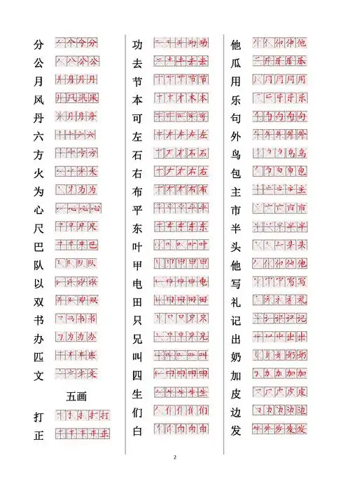 我的笔顺笔画顺序(我的笔顺笔画顺序怎么写的)