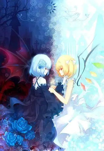 求手绘黑白两边对比天使与恶魔图.啊不是很懂什么意思就给发一些