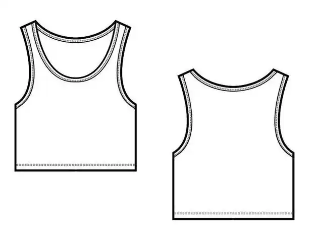 背心简笔画画法 背心简笔画分步骤详解背心衣服简笔画儿童穿搭男孩小