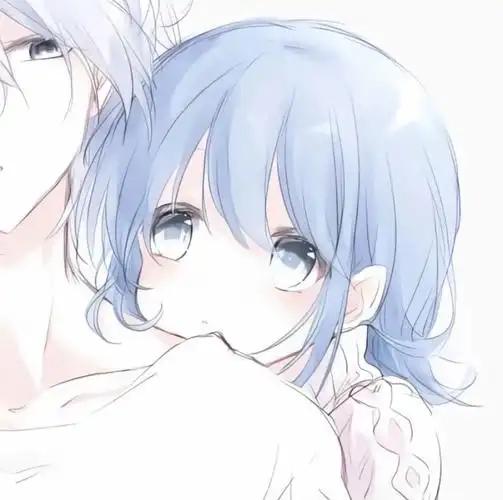 情侣头像白猫可爱男朋友女朋友动漫头像