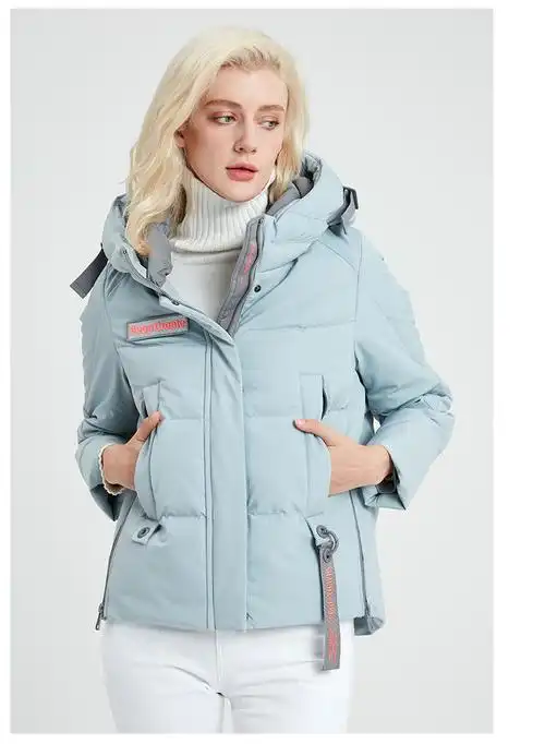 雪伦羽绒服女短款白鸭绒秋冬外套o型大廓型韩版百搭sharon商场同款