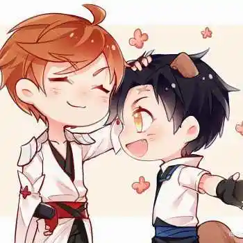 王者荣耀曜东方曜李白平涂日系q版插画同人绘画作品