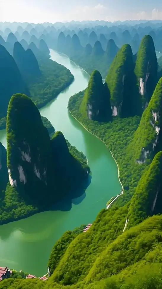 醉心青山绿水,揽尽天下美景!看世间最美的山水画卷,让你流连忘 - 抖音