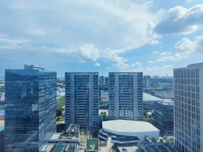 高楼层视野开阔 超大员工区,广州黄埔科学城绿地中央广场(办公)写字楼