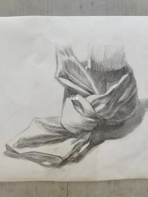 素描自学第70天 衬布过程图 未完待续