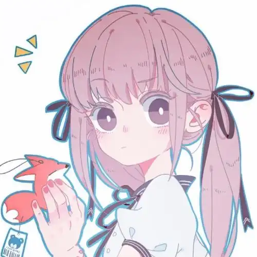 二次元女头qwq卡通软妹头像卡通头像可爱