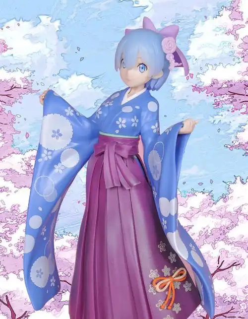 现货日本sega手办零开始世界景品模型拉姆和服手办