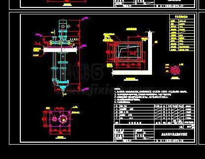 集水坑泵安装图