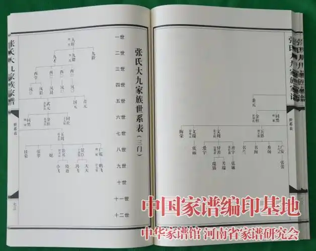 西平大九张氏家谱