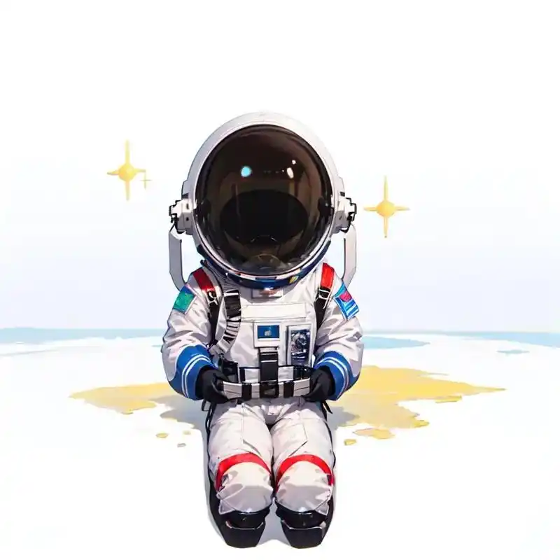 一组宇航员风格的头像欢迎取用用ai生成了一组宇航员的头像哇分享给