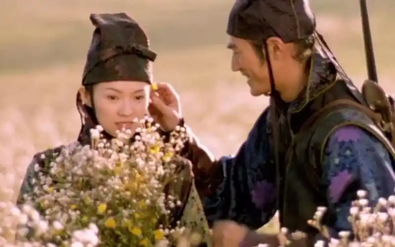 《十面埋伏》章子怡,金城武凄美爱情故事 你说会带我来山野烂漫之处_