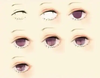 漫画眼睛画法分享02