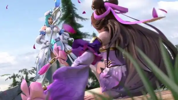 王者荣耀在动画中木兰姐姐好美王昭君和貂蝉的关系不一般