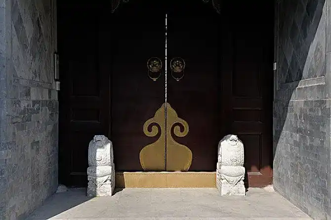 金柱大门图片_全景网