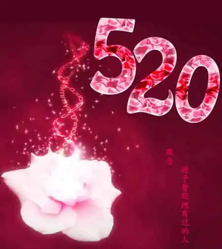5月20号网络情人节祝福语 在5月20号13点14分记得给ta发条短信