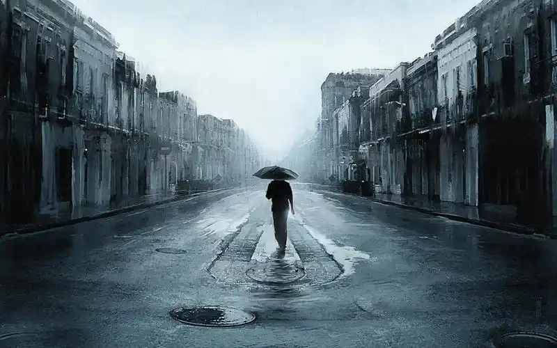 雨中美景摄影图片桌面壁纸