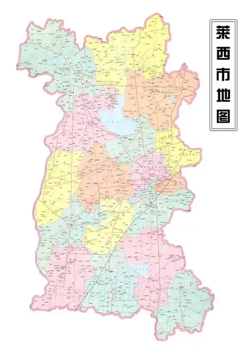 山东省莱西市地图