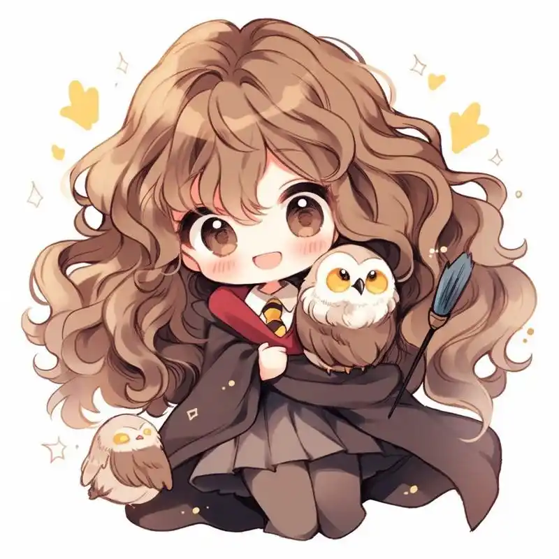 harry potter | 赫敏的q版头像来啦 9795 继哈利波特的q版很受