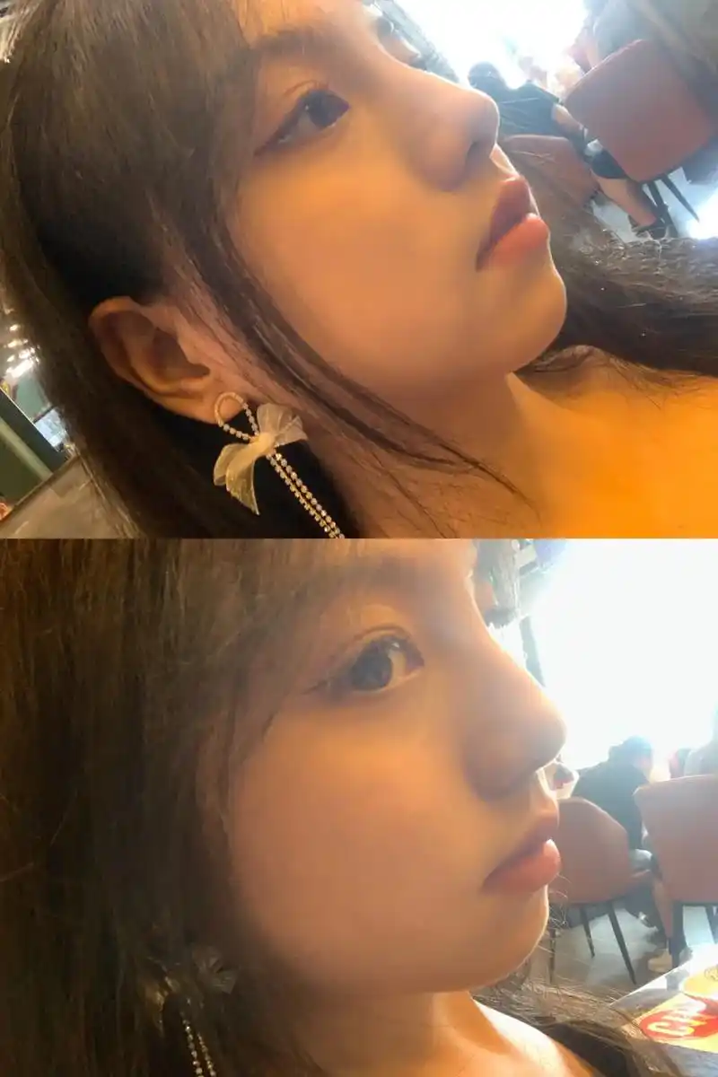 侧颜 #氛围感 #实况照片 - 抖音