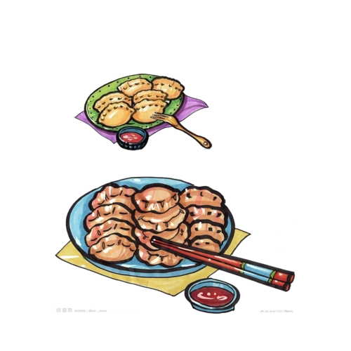 卡通小吃图片大全