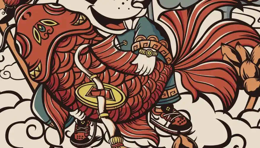 手把手教你画一张国潮风插画海报附笔刷包