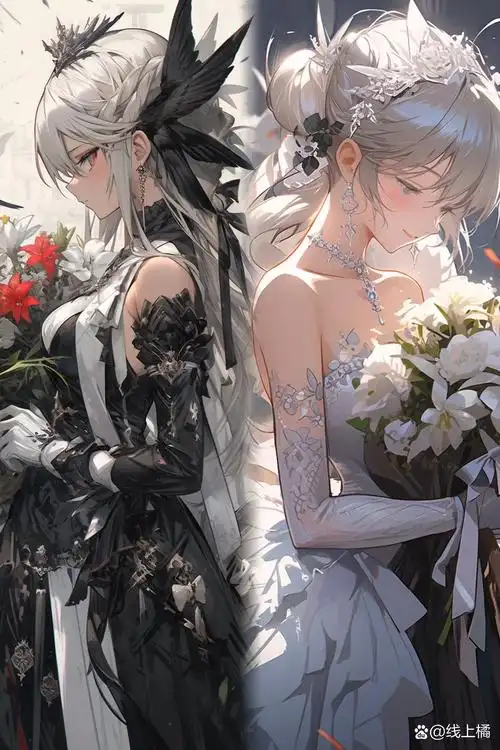 白切黑| 婚纱礼服二次元壁纸素材分享