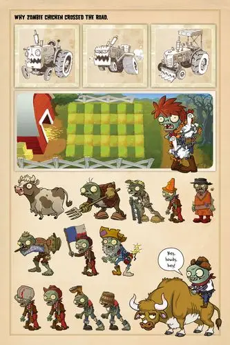 植物大战僵尸废稿原画集2