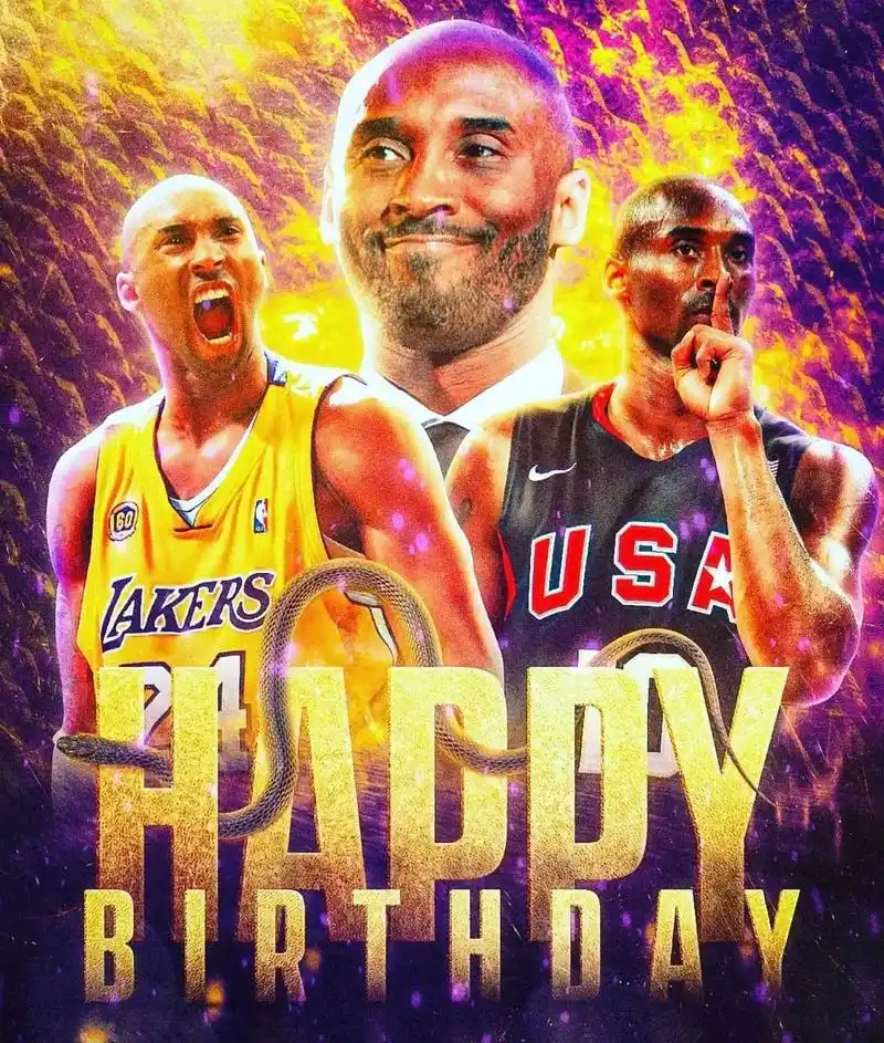 祝科比·布莱恩特生日快乐.让我们共同致敬传奇巨星"黑曼巴"科 - 抖音