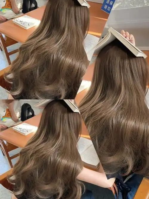 自然棕色头发图片_小红书