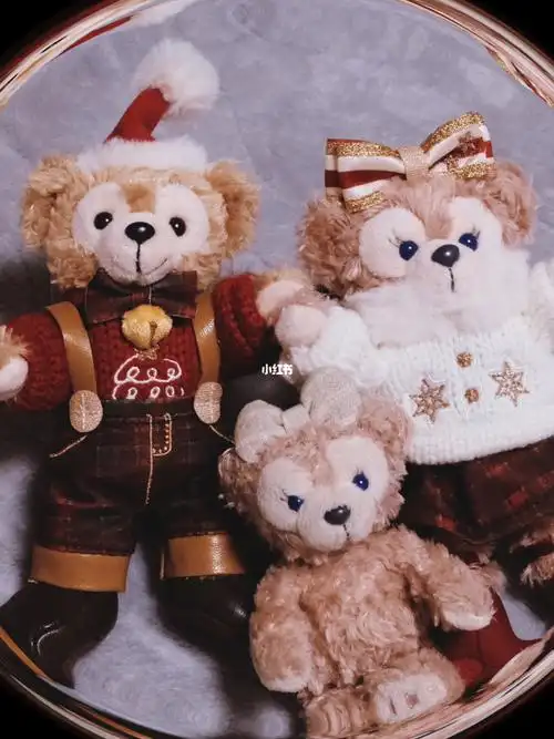 咋变成一家人了#达菲和朋友们  #迪士尼  #达菲雪莉玫  #迪斯尼圣诞