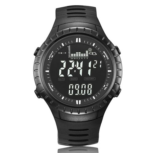 饷亨钓鱼气压表户外运动登山表多功能高度气压海拔天气预报 黑色