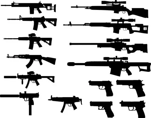 关键词:枪械剪影冲锋枪手枪枪械枪步枪武器矢量武器武器矢量枪现代